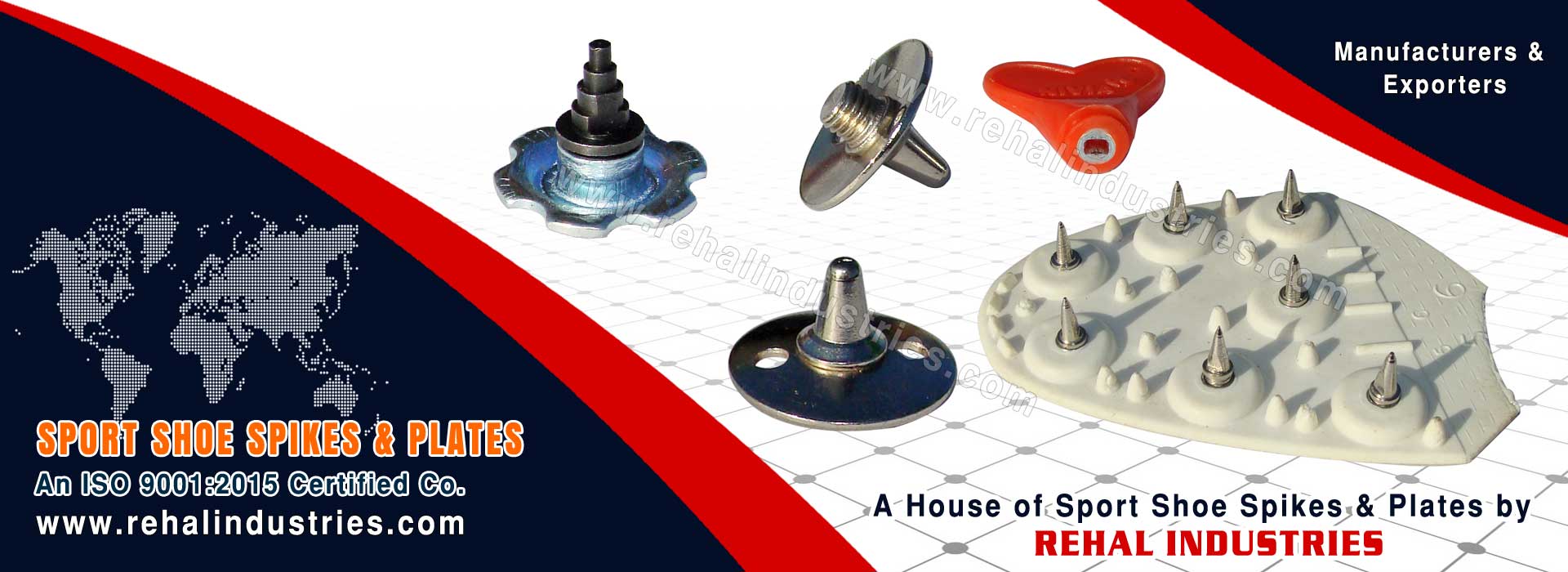 Sport shoe spikes plates manufacturers in India, Punjab Ludhiana